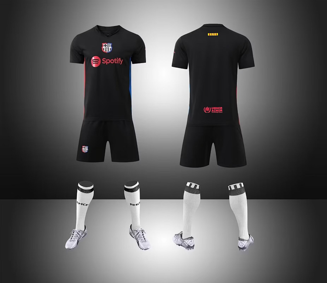 YQH#1190-24-25巴萨客场16-28码 XS~3XL
