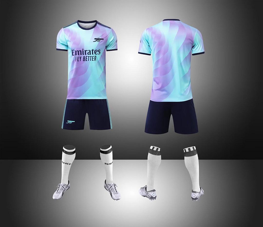 YQH#1190-24-25阿森纳二客16-28码 XS~3XL