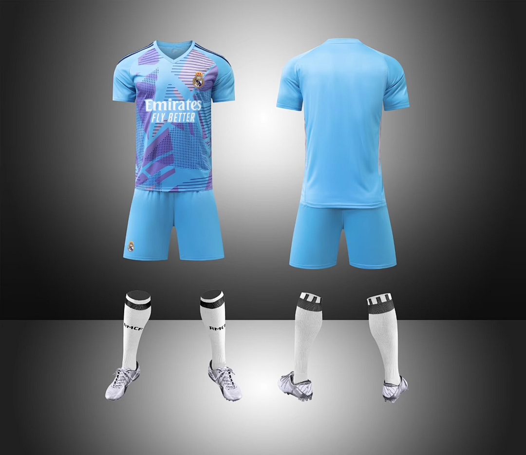 YQH#1190-24-25皇马守门员16-28码 XS~3XL