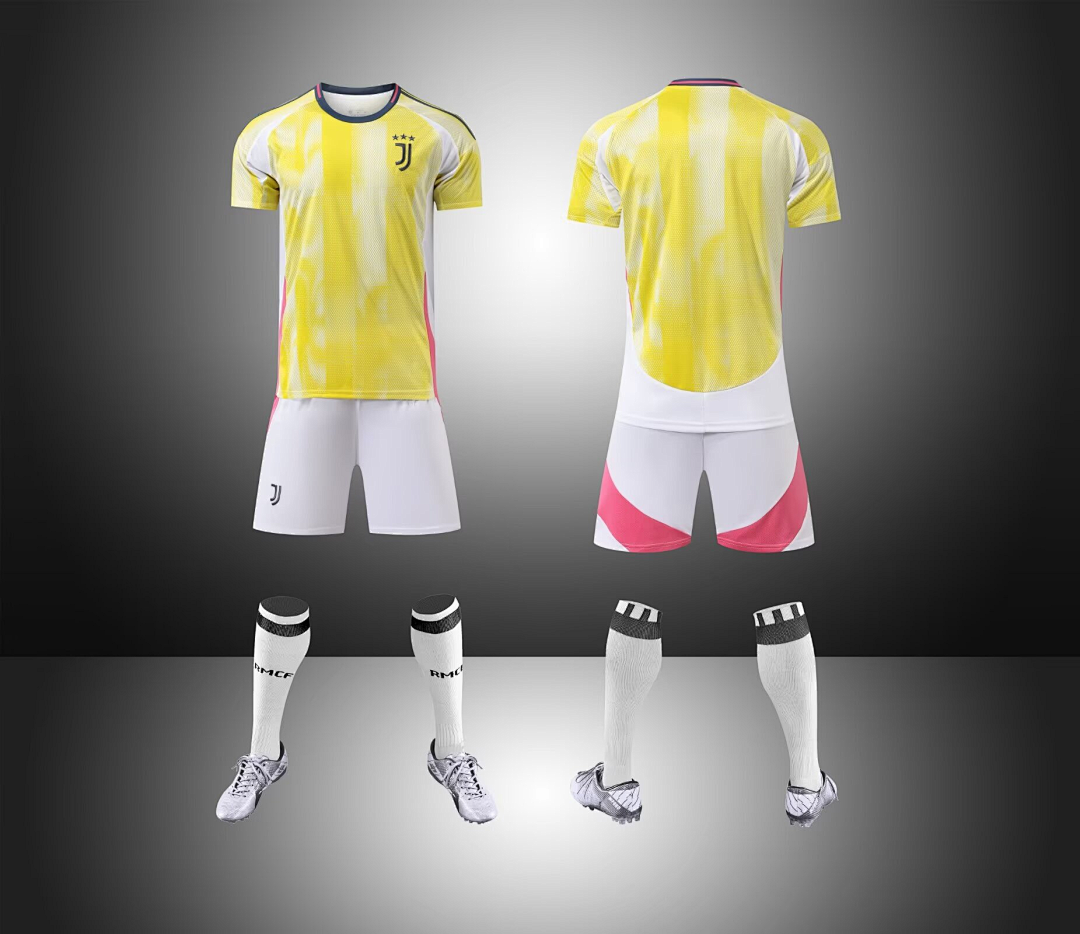 YQH#1190-24-25尤文客场16-28码 XS~3XL
