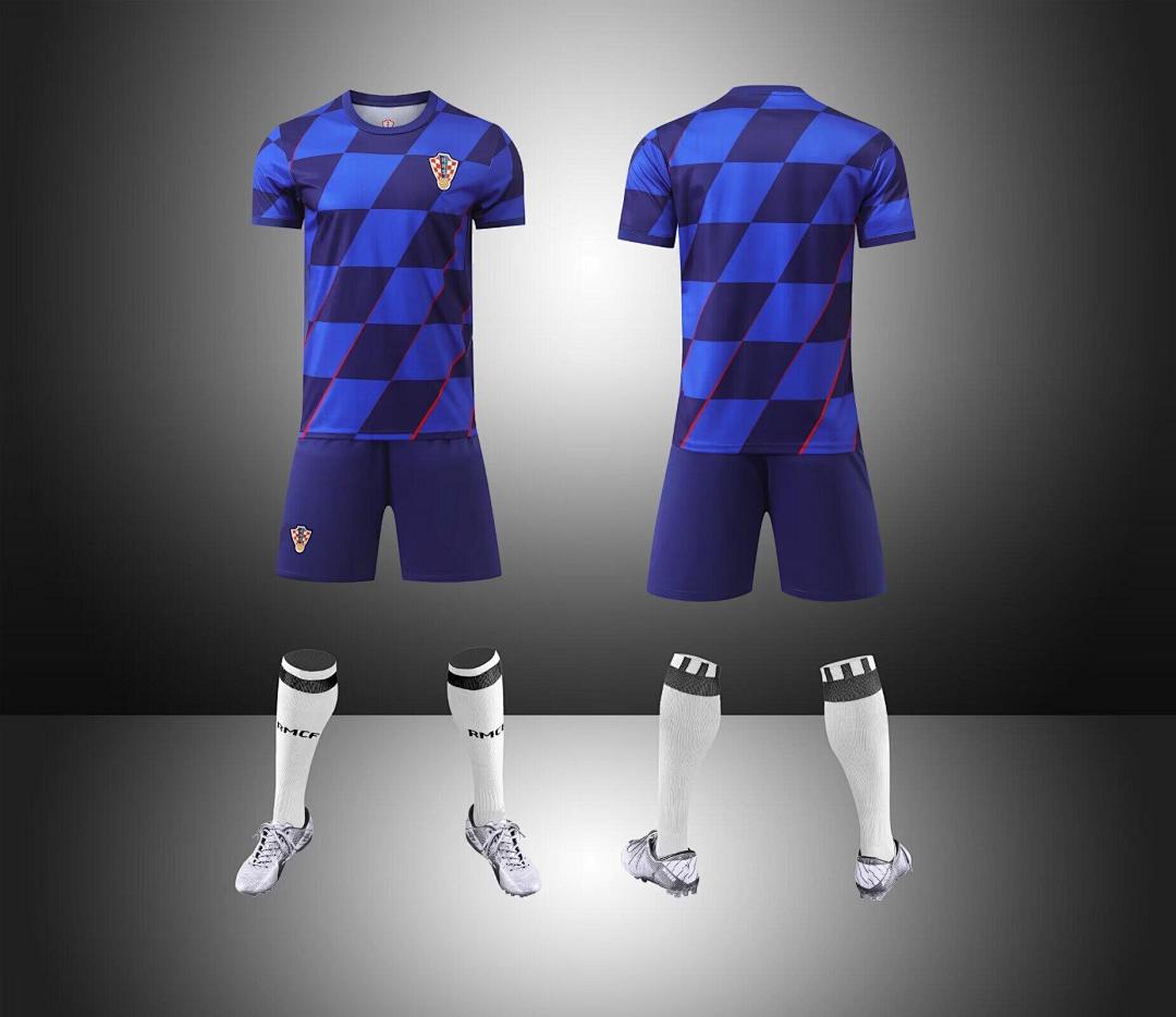 YQH#1190-24-25克罗地亚客场16-28码 XS~3XL