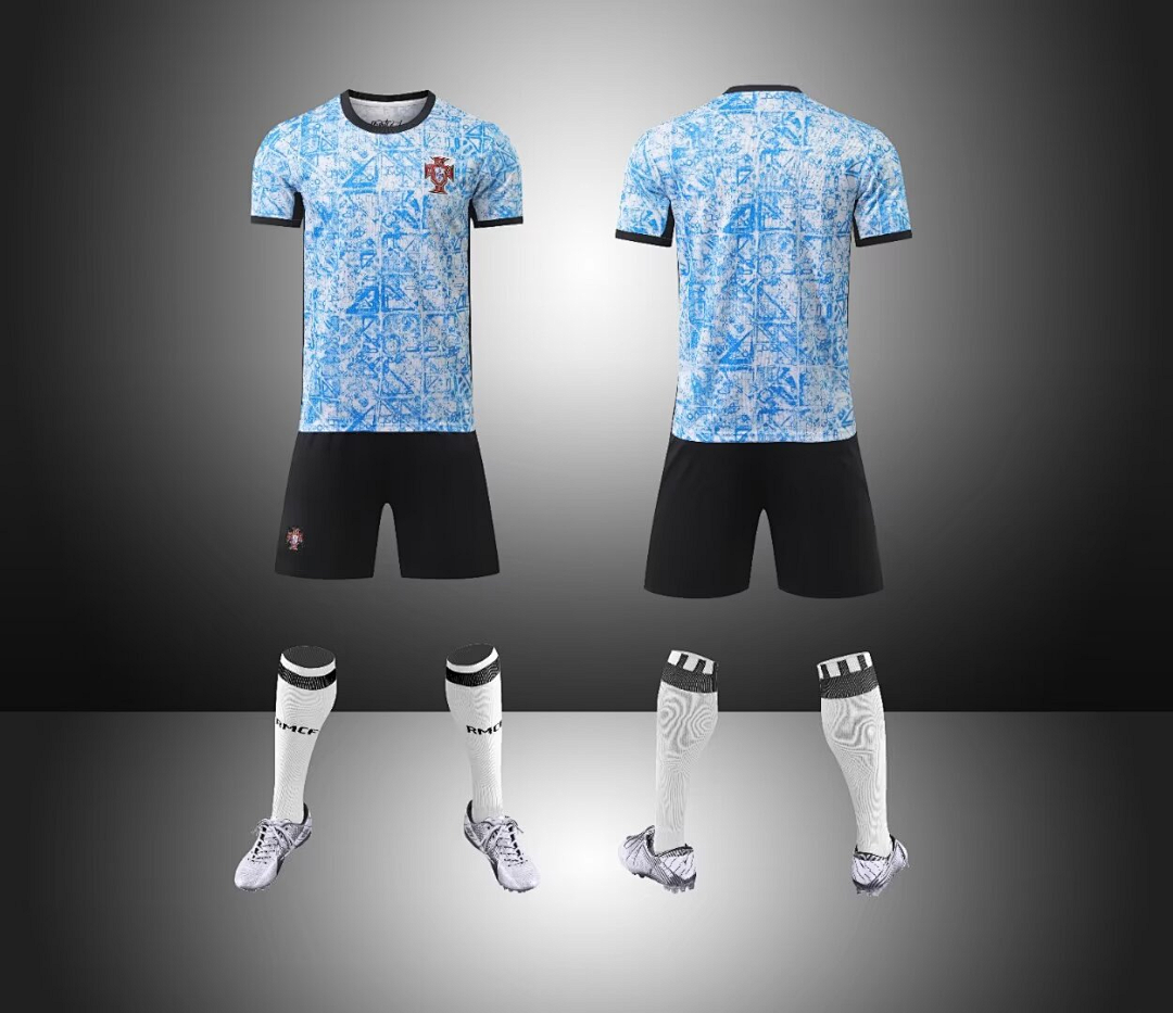 YQH#1190-24-25葡萄牙客场16-28码 XS~3XL